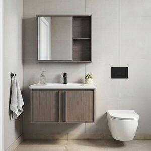 REA Sada koupelnového nábytku s umyvadlem Gama T25023 KJM 70CM REA-M0208 obraz