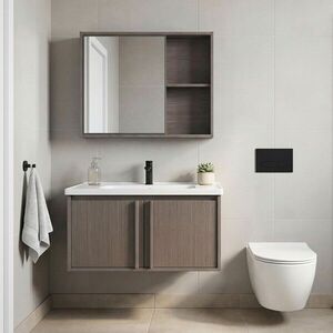 REA Sada koupelnového nábytku s umyvadlem Gama T25023 KJM 80CM REA-M0210 obraz
