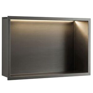 REA VESTAVNÁ KOUPELNOVÁ POLICE LED 30x45 Titan REA-08566 obraz