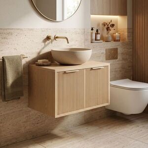 REA Koupelnová skříňka pod umyvadlo Core 60cm Beige REA-M0406 obraz