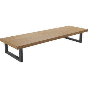 CERANO Deska pod umyvadlo Navira Pro + 2 konzole pod desku dub medový 100x3, 6x46 CER-606036 obraz