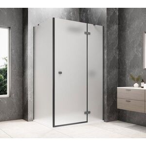 POLYSAN GLOBE GUN METAL obdélníkový sprchový kout 900x800, matné sklo, pravé GB1090-3215MRGM obraz