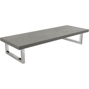 CERANO Deska pod umyvadlo Navira Pro + 2 konzole pod desku betonově šedá 80x3, 6x46 CER-606057 obraz