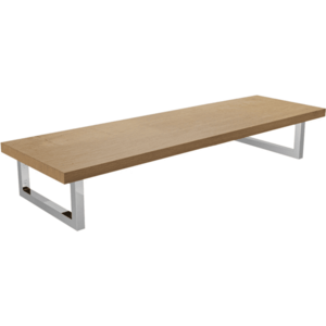 CERANO Deska pod umyvadlo Navira Pro + 2 konzole pod desku dub medový 100x3, 6x46 CER-606084 obraz