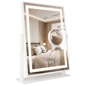 REA Zrcadlo LED LUMI White 30x40cm HOM-01800 obraz