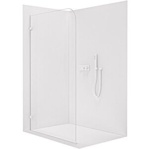 CERANO Sprchová zástěna Walk-in Orbis L/P 8 mm bílá matná, transparentní sklo 100x200 CER-682375 obraz