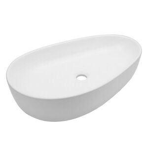Mereo Umyvadlo na desku bez přepadu, Doren, 660x400x130 mm, slza, keramické UC664013 obraz