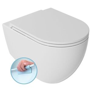 ISVEA INFINITY závěsná WC mísa, Rimless, 36, 5x53cm, bílá 10NF02005 obraz