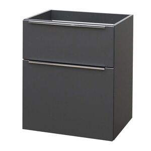Mereo Mailo, koupelnová skříňka 60 cm, antracit, elox AL madlo CN530SN obraz