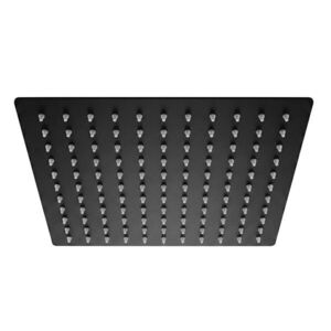 REA Čtvercová hlavová sprcha JS-P015B 25cm Black REA-P0610 obraz