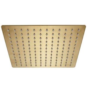 REA Čtvercová hlavová sprcha JS-P015BG 30cm Brush Gold REA-P0616 obraz