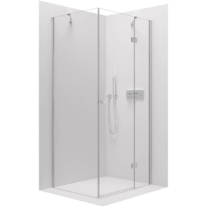 CERANO Sprchový kout Marino L/P 6 mm chrom, transparentní sklo 90x80x190 pantový CER-422763 obraz