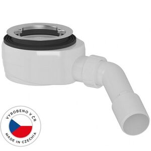 CERANO Sifon sprchové vaničky nízký 90mm DN40/50 příruba nerez CER-676633 obraz
