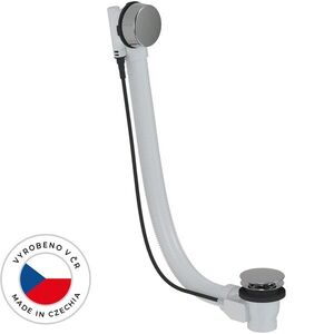 CERANO Vanová souprava ovládaná bovdenem 6/4“ zátka 72mm bez sifonu chrom 80 CER-676693 obraz