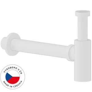 CERANO Sifon umyvadlový 5/4" plast DN40/300 mm bílá matná CER-676696 obraz