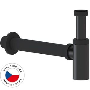 CERANO Sifon umyvadlový 5/4" plast DN40/300mm černá matná CER-676699 obraz