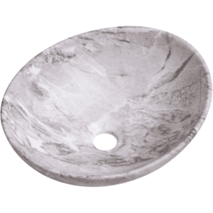 CERANO Umyvadlo keramické Marbelo na desku mramor 41x33 CER-477005 obraz