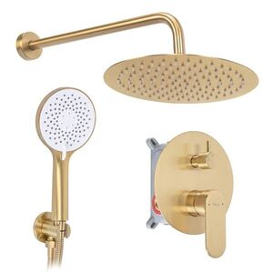 REA Podomítková sprchová sada Drop Brush Copper + BOX REA-P9671 obraz