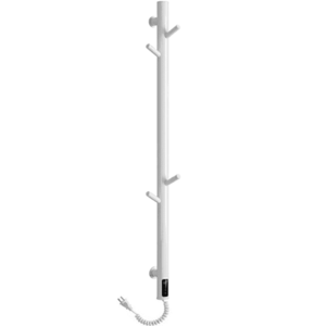 CERANO Elektrický sušák ručníků Ramus, s displejem 160W bílá lesklá 1400x30 mm CER-679310 obraz