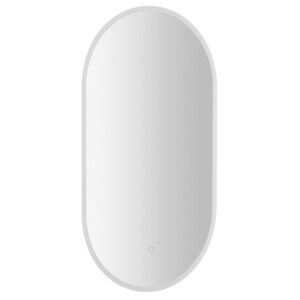 AQUALINE MAGARA oválné zrcadlo s LED osvětlením 45x80cm, dotykový senzor, stmívatelné MG045 obraz