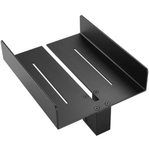 CERANO Walk-in polička s drážkou na sklo sprchového koutu 6-10 mm černá matná 25x11, 7 CER-664624 obraz