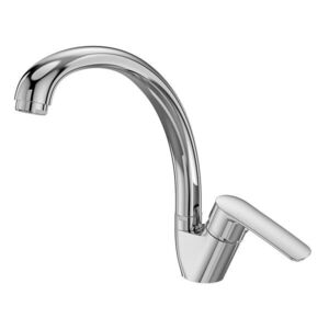 Mereo Dřezová stojánková mimoúrovňová baterie, Pego s ramínkem nad pákou, výška 240 mm, chrom CB20103P obraz