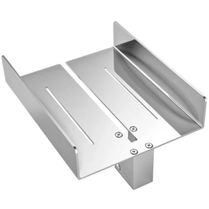 CERANO Walk-in polička s drážkou na sklo sprchového koutu 6-10 mm chrom 25x11, 7 CER-664627 obraz