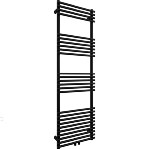 CERANO Koupelnový radiátor Luigi středové připojení 50mm/boční 713W černá matná 1600x500 mm CER-429688 obraz