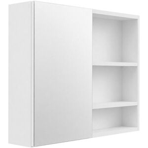 CERANO Koupelnová zrcadlová skříňka Orea bílá matná 60x65x15 CER-661918 obraz