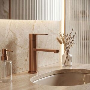 REA Umyvadlová baterie Arcos Brush Copper REA-B6964 obraz