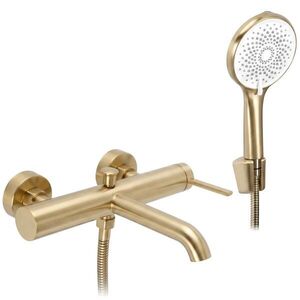 REA Vanová nástěnná baterie Rivo Brush Gold REA-B9338 obraz