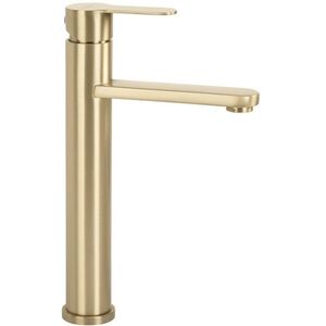 REA Umyvadlová vysoká baterie Arcos Brush Gold REA-B6972 obraz
