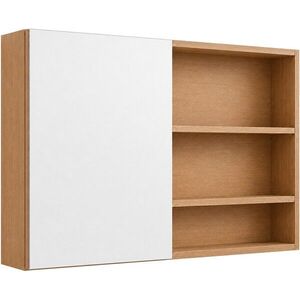 CERANO Koupelnová zrcadlová skříňka Orea dub medový 120x65x15 CER-661939 obraz