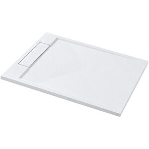 CERANO Sprchová vanička obdélníková Loro litý mramor bílá matná 120x90x3, 5 CER-413612 obraz