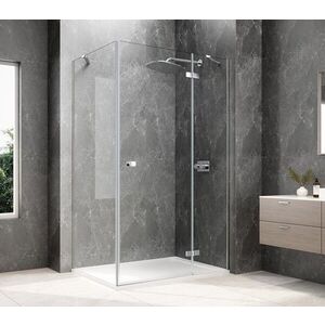 POLYSAN GLOBE CHROME obdélníkový sprchový kout 1200x900, čiré sklo, pravé GB1012-3315RC obraz