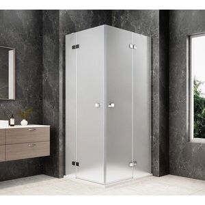 POLYSAN GLOBE CHROME obdélníkový sprchový kout 1100x900, rohový vstup, matné sklo GB5190MC obraz