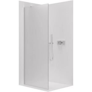 CERANO Sprchová zástěna Walk-in Onyx Y L/P 8 mm chrom, mléčné sklo 90x200 CER-8050BD1246 obraz