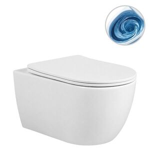 CERANO WC závěsné Felci, Vortex vírové splachování + Slim/SoftClose sedátko bílá lesklá 55, 5x36 CER-680365 obraz