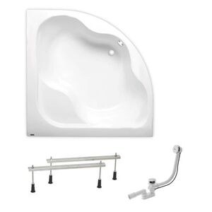 Rohová vana Laguna Samanta Plus 140x140 cm akrylát levá i pravá SIKOSM1400AN SIKOSM1400AN obraz