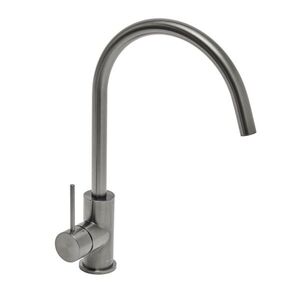 Dřezová baterie SAT Aurum s otočným ramínkem broušený gun metal SATBAUR280BGM SATBAUR280BGM obraz
