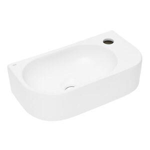 Umývátko SAT Infinitio 40x21, 5 cm bílá matná mat bez přepadu SATINF4021WM SATINF4021WM obraz
