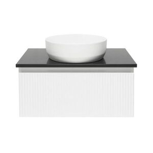 Koupelnová skříňka s žulovou deskou SAT Evolution 78x30x44, 8 cm bílá mat SATEVO80WMZ SATEVO80WMZ obraz