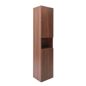 Koupelnová skříňka vysoká SAT Evolution 36x165x32 cm ořech Aida mat SATEVOV36NA SATEVOV36NA obraz