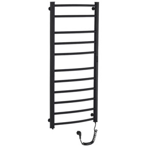 CERANO Elektrický sušák ručníků Luca, s displejem 187 W černá matná 1160x550 mm LIV-EG-11-55-D obraz