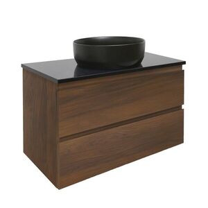 Koupelnová skříňka s krycí deskou SAT B-Way 99x50x45 cm ořech mat BWAY2100NUTZ BWAY2100NUTZ obraz