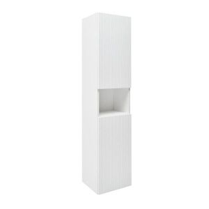 Koupelnová skříňka vysoká SAT Evolution 36x165x32 cm bílá matná mat SATEVOV36WM SATEVOV36WM obraz