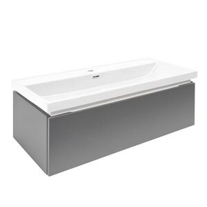 Koupelnová skříňka s umyvadlem SAT Feel 100x30x44, 8 cm antracit mat SATFEEL100ANTU4 SATFEEL100ANTU4 obraz