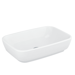 Umyvadlo na desku Vitra Shift 55x37, 5 cm, bez otvoru pro baterii 4399-003-0016 4399-003-0016 obraz