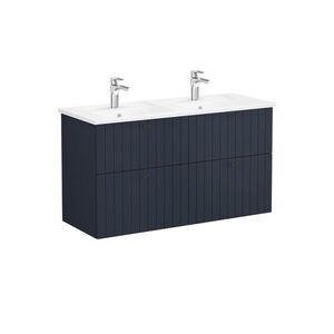 Koupelnová skříňka s umyvadlem VitrA Root 120x67x46 cm modrá mat ROOTG120BINTS ROOTG120BINTS obraz