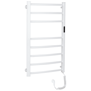 CERANO Elektrický sušák ručníků Luca, s displejem 128 W bílá lesklá 860x550 mm LIV-W-EG-8-55 obraz